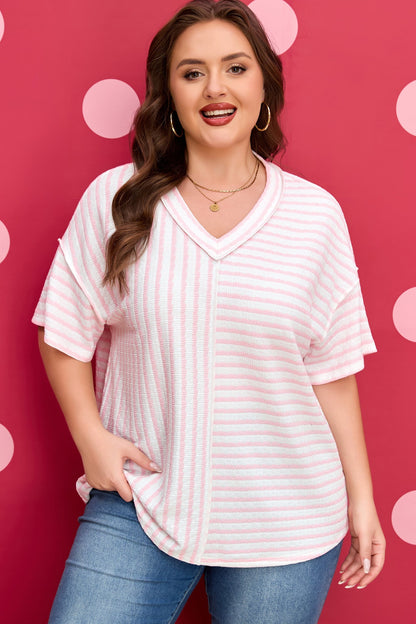 Threaded Pear Nora Seam Patchwork T PLUS Shirt