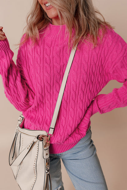 Threaded Pear Lola High Drop Shoulder Sweater