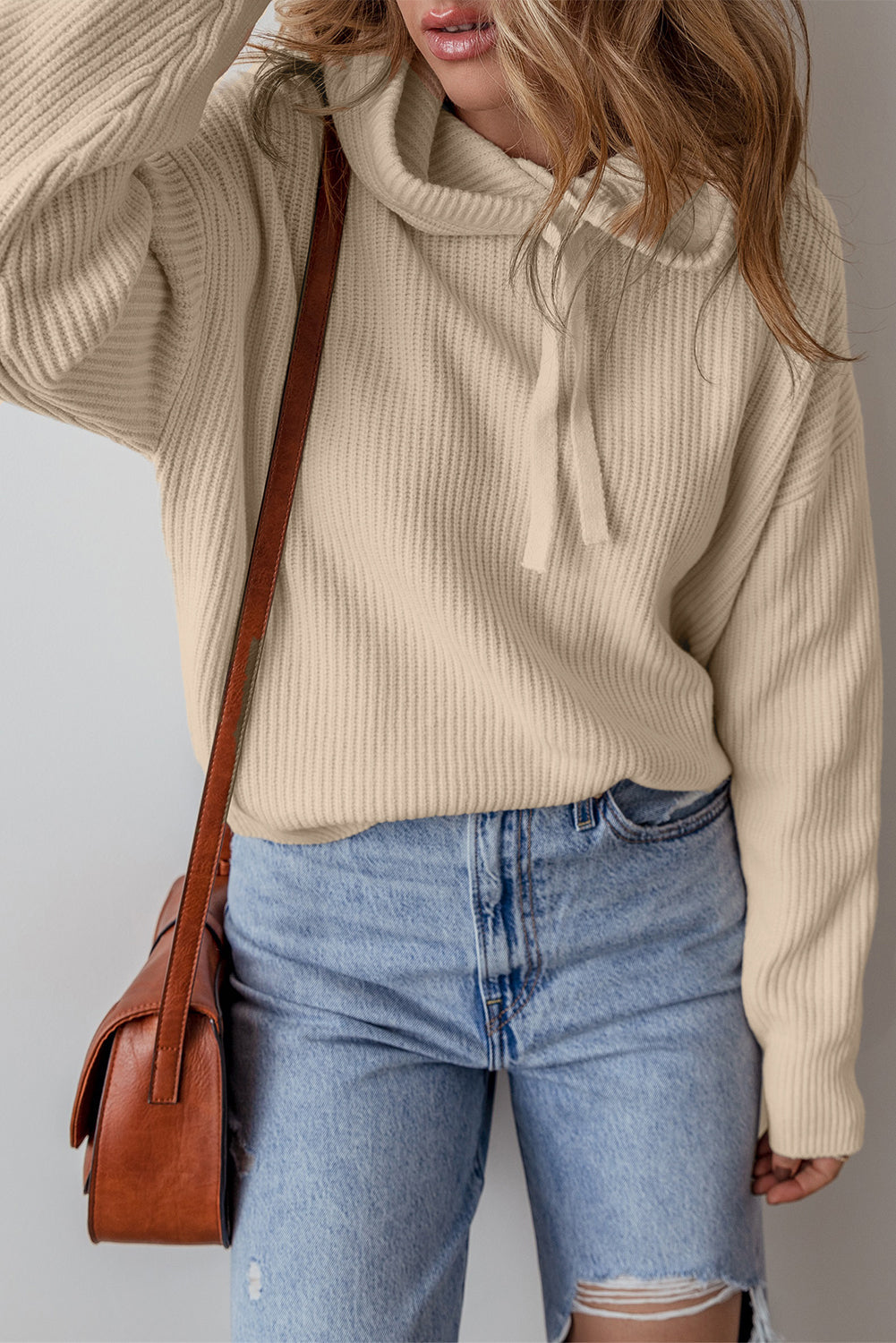 Threaded Pear Hadlee Drop Shoulder Pullover Sweater