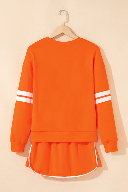 Threaded Pear Sophia Shoulder Pullover Mini Skirt
