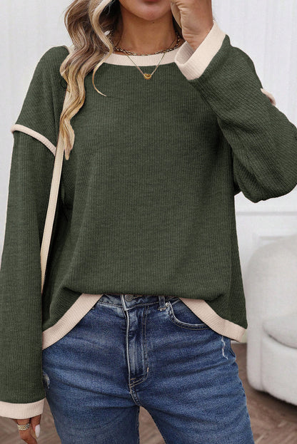 Threaded Pear Frances Drop Shoulder Loose Top