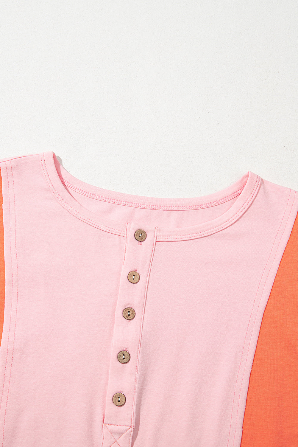 Threaded Pear Parker Sleeve Henley top Long Sleeve Top