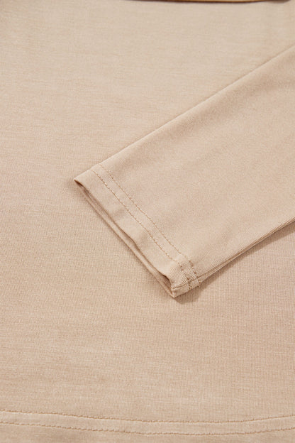 Threaded Pear Ramona Sleeve Slim top Long Sleeve Top