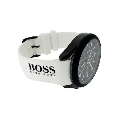 Hugo Boss Velocity Men's Watch Chronograph White Strap 1513718