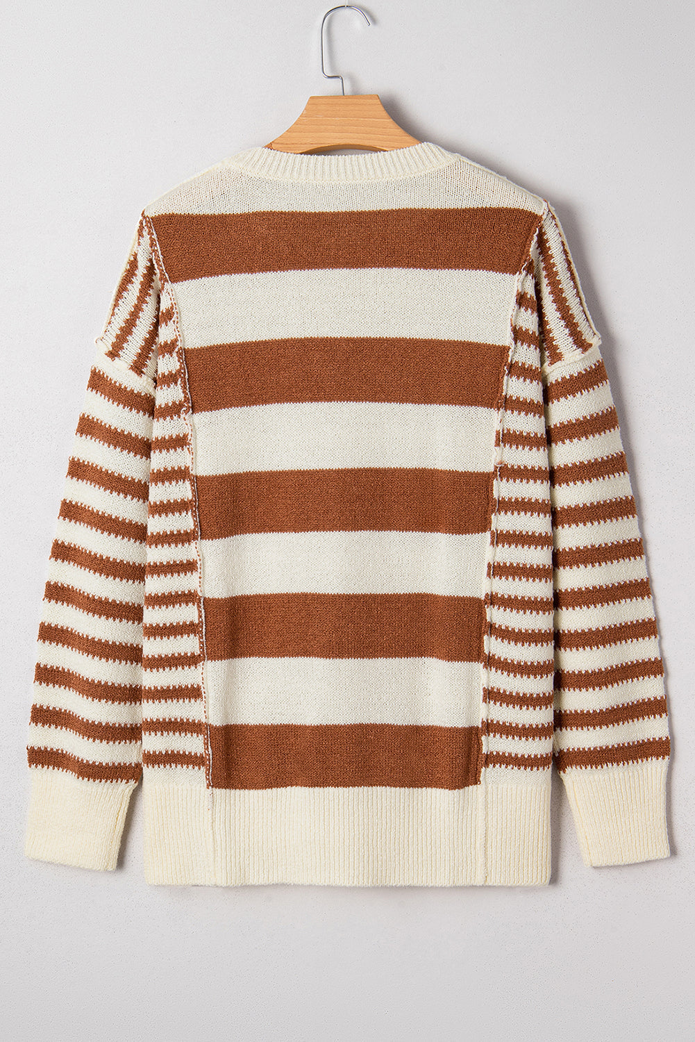 Threaded Pear Sadie Sleeve Patchwork Baggy Sweater