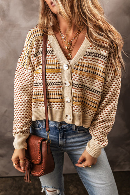 Threaded Pear Ailani Cropped Cardigan