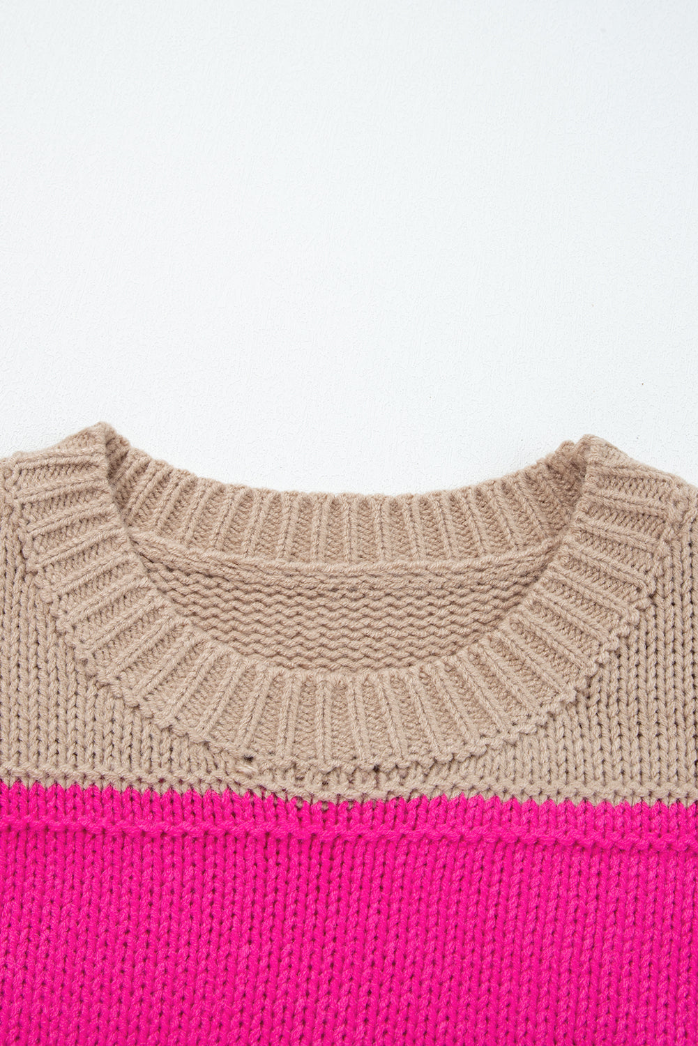 Threaded Pear Florence Block Drop Shoulder PLUS Sweater