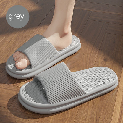 Striped Non-Slip House Slippers