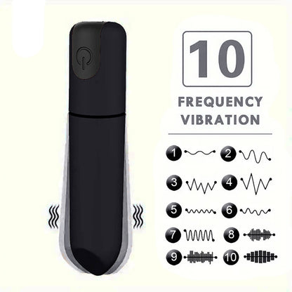 Blissed Mini Bullet Massager – Waterproof, Soft Silicone, Discreet Vibrator