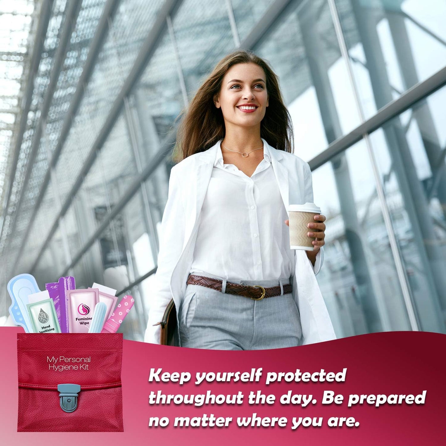 Feminine Hygiene Kits Pack of 10 (Red Purse)