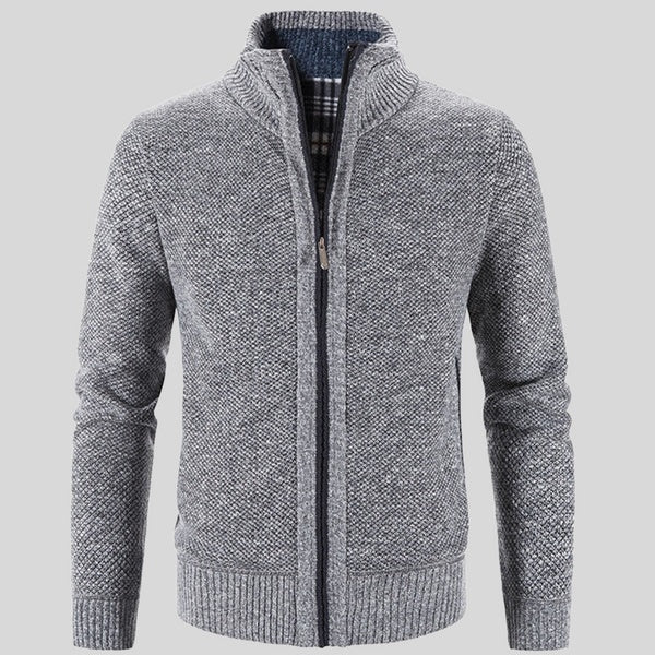 Men's Stand Collar Zip Jacket