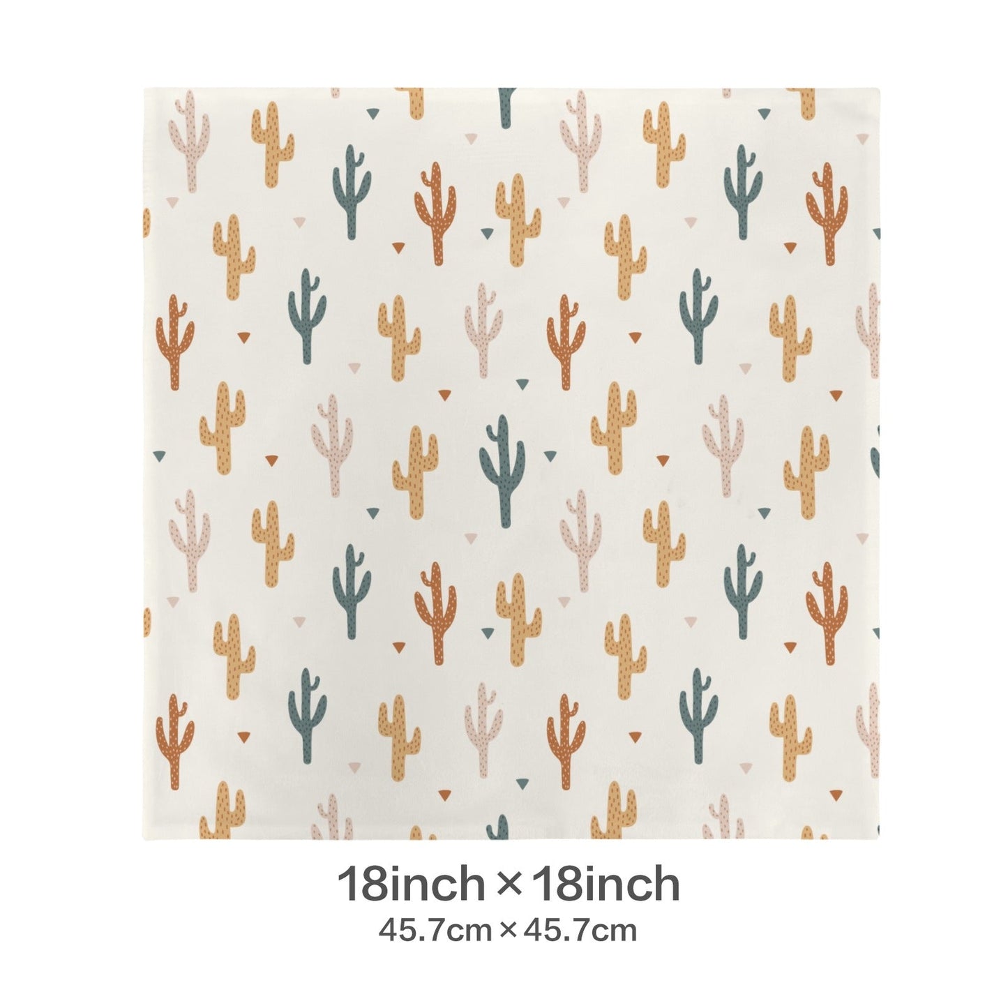 Cactus Velvety Soft Throw Pillow Case Made in America