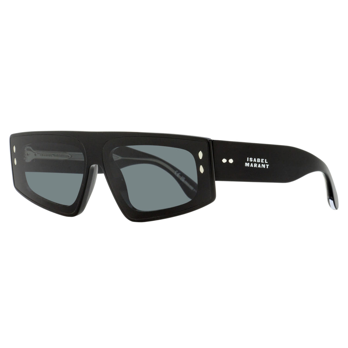 Isabel Marant Tapered Flat Top Sunglasses IM0169/G/S 807IR Black 66mm