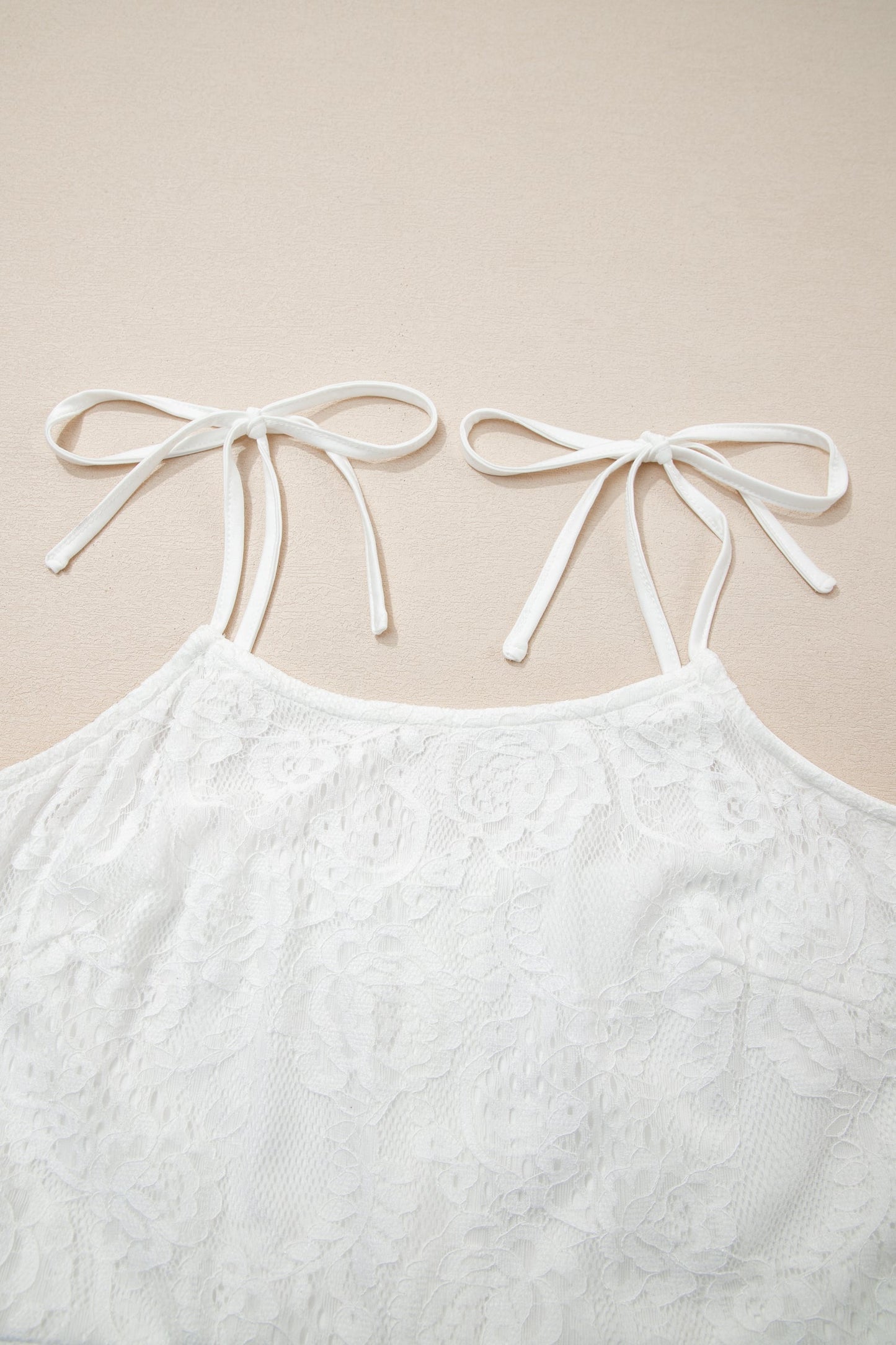 Threaded Pear Maxine Lace Overlay Long Dress