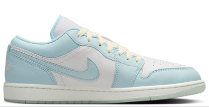 Air Jordan Men's Retro 1 Low Se 'Glacier Blue Summit White' Sneakers