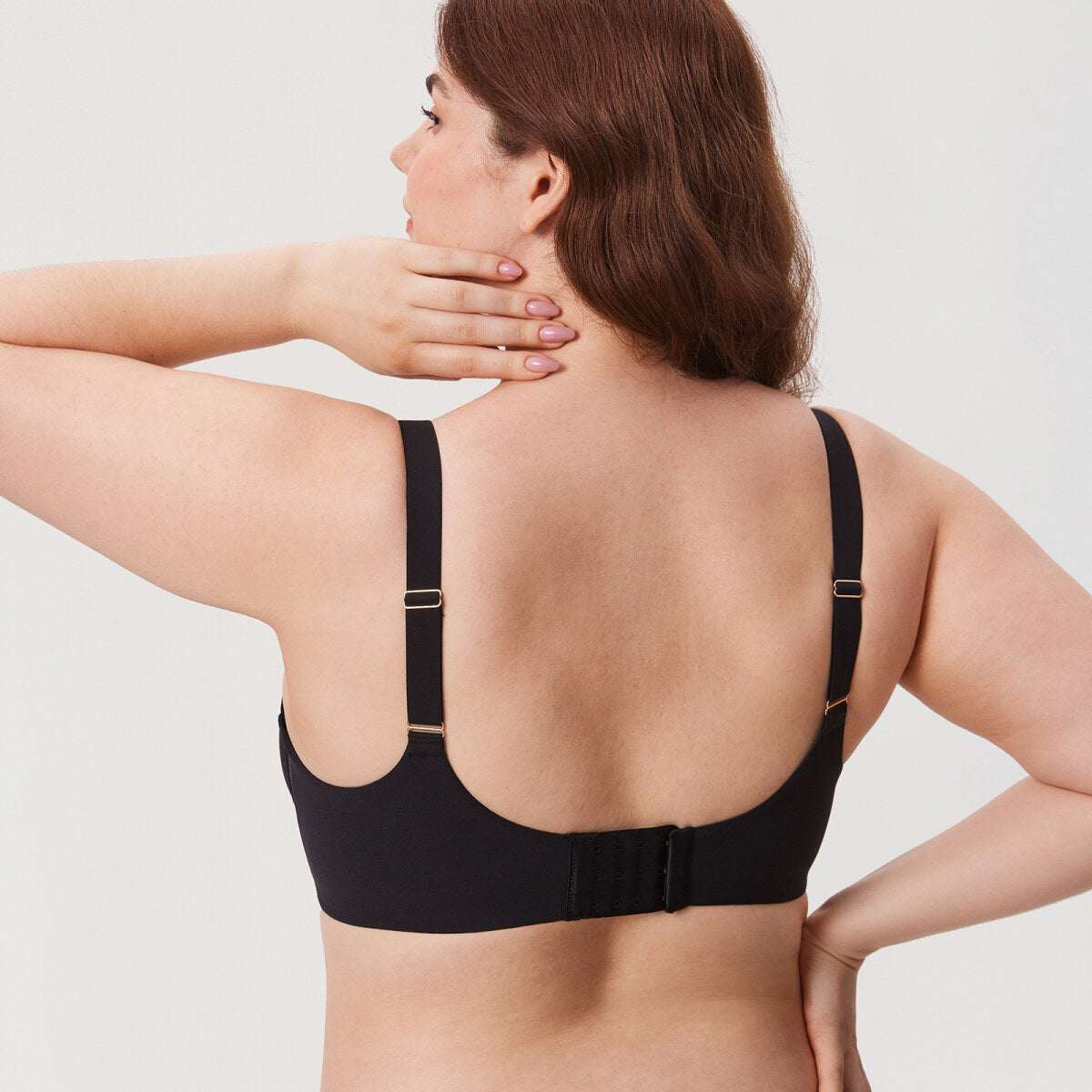 Sheer Double-Layer Mesh Full Coverage Underwire Support Bra