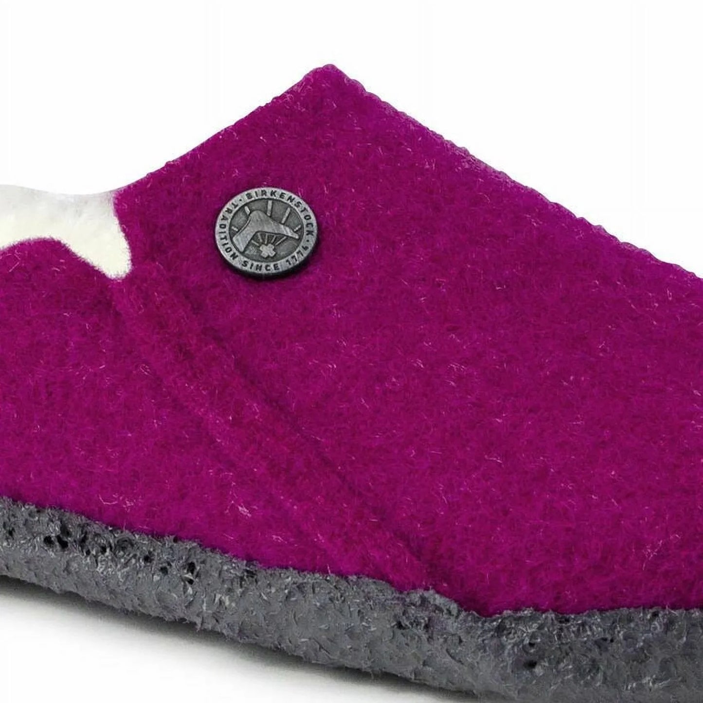 Birkenstock Zermatt Kids Shearling Wool Clog Berry Pink