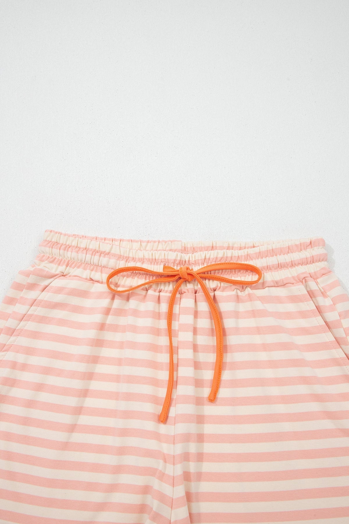 Adelina Stripe Contrast Loose Tee Set