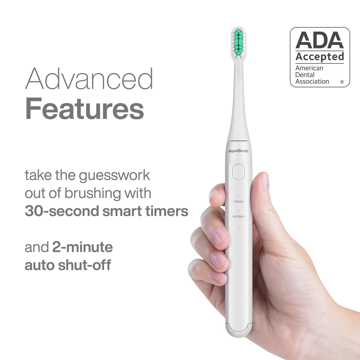 Aquasonic Icon Rechargeable Power Toothbrush