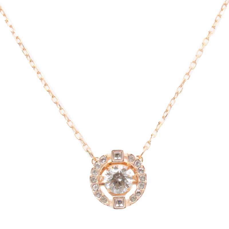 Swarovski Sparkling Dance Collection Rose Gold Necklace