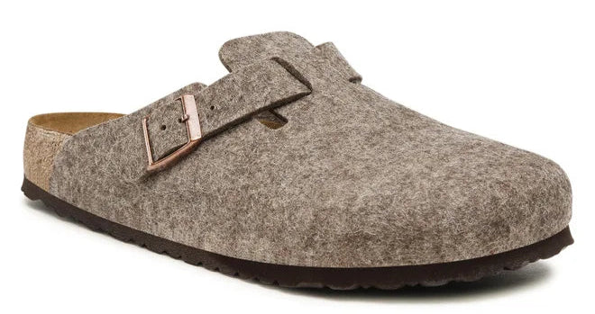 Birkenstock Boston Wool Felt Regular Fit Sneakers