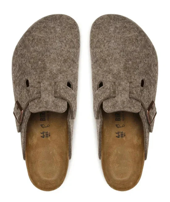 Birkenstock Boston Wool Felt Regular Fit Sneakers