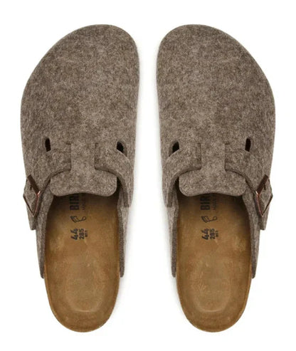 Birkenstock Boston Wool Felt Regular Fit Sneakers