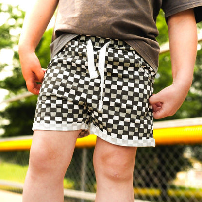 Check 'ya Later Shorts - Black/grey