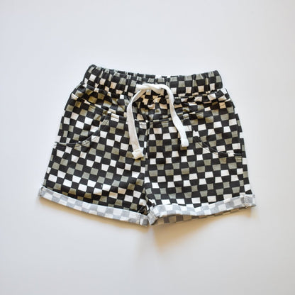 Check 'ya Later Shorts - Black/grey