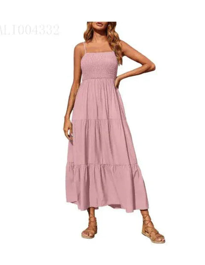 Chic Chiffon Layered Swing Dress