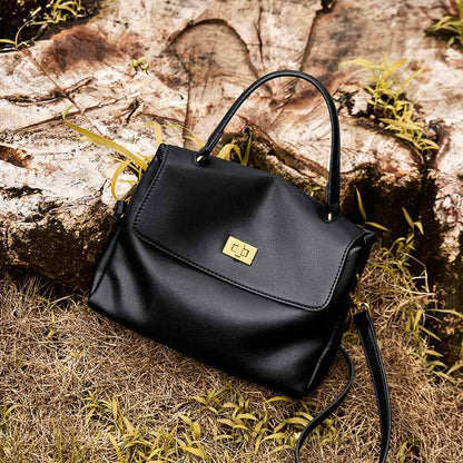 Elegant Leather Satchel Bag