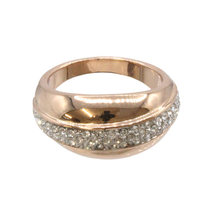 Buckley London Rose Gold Plated Ring R456L (L)