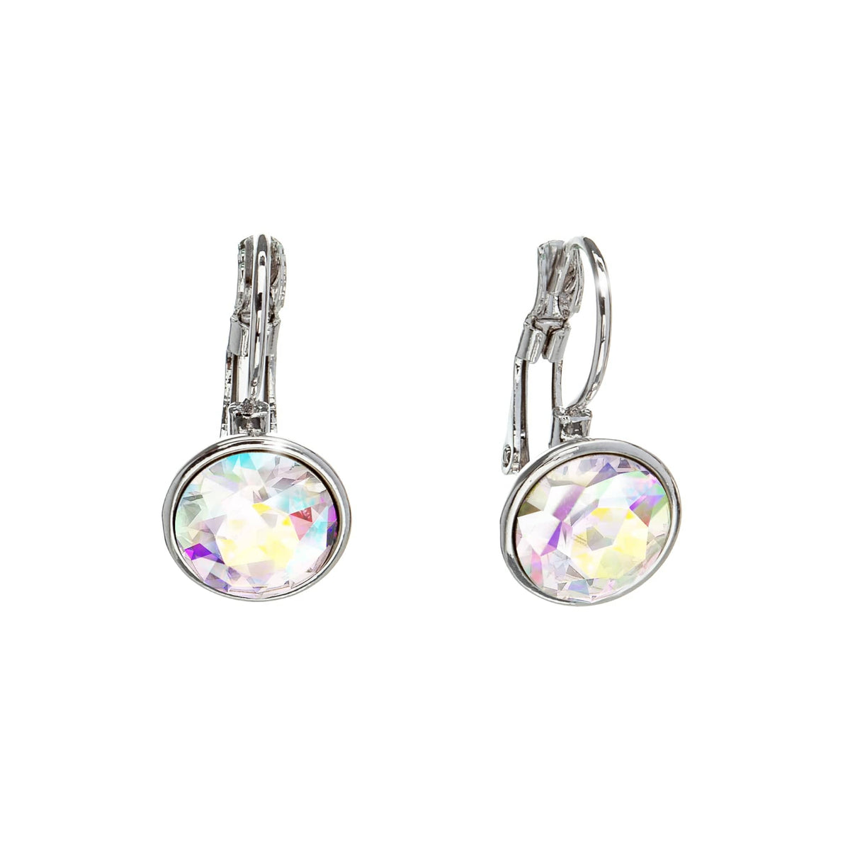 Classic Leverback Earrings with Sparkling Swarovski Crystals by callura