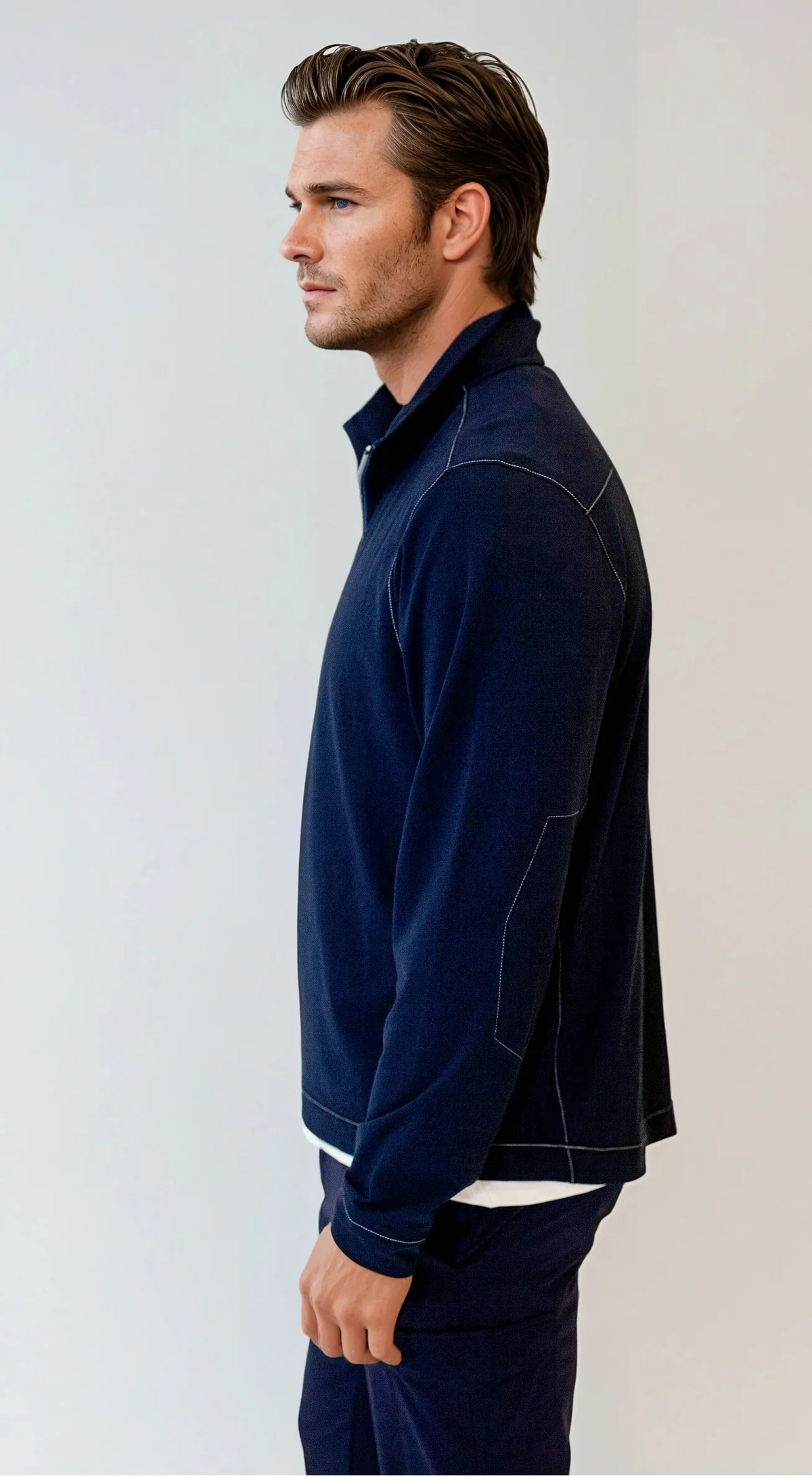 Buki Cinqo Travel Half Zip - Navy