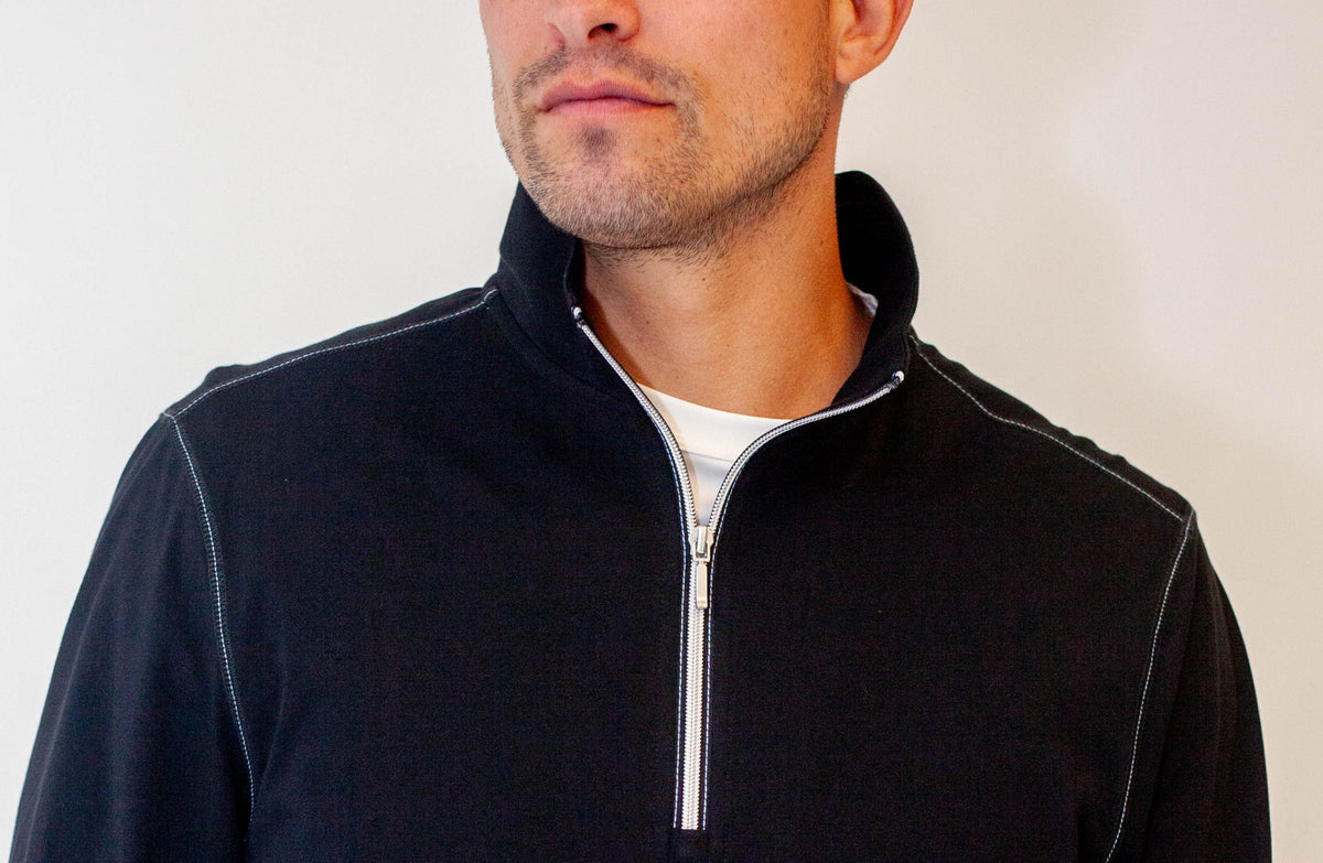 Buki Cinqo Travel Half Zip - Black