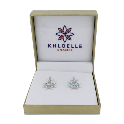 Wheel Earrings Silver Khloelle LC0070799