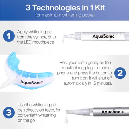 AquaSonic Power Bright Teeth Whitening Kit