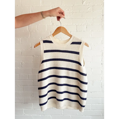 Colleen Striped Sweater Vest