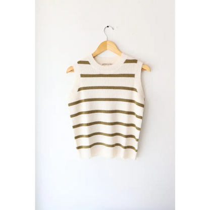 Colleen Striped Sweater Vest