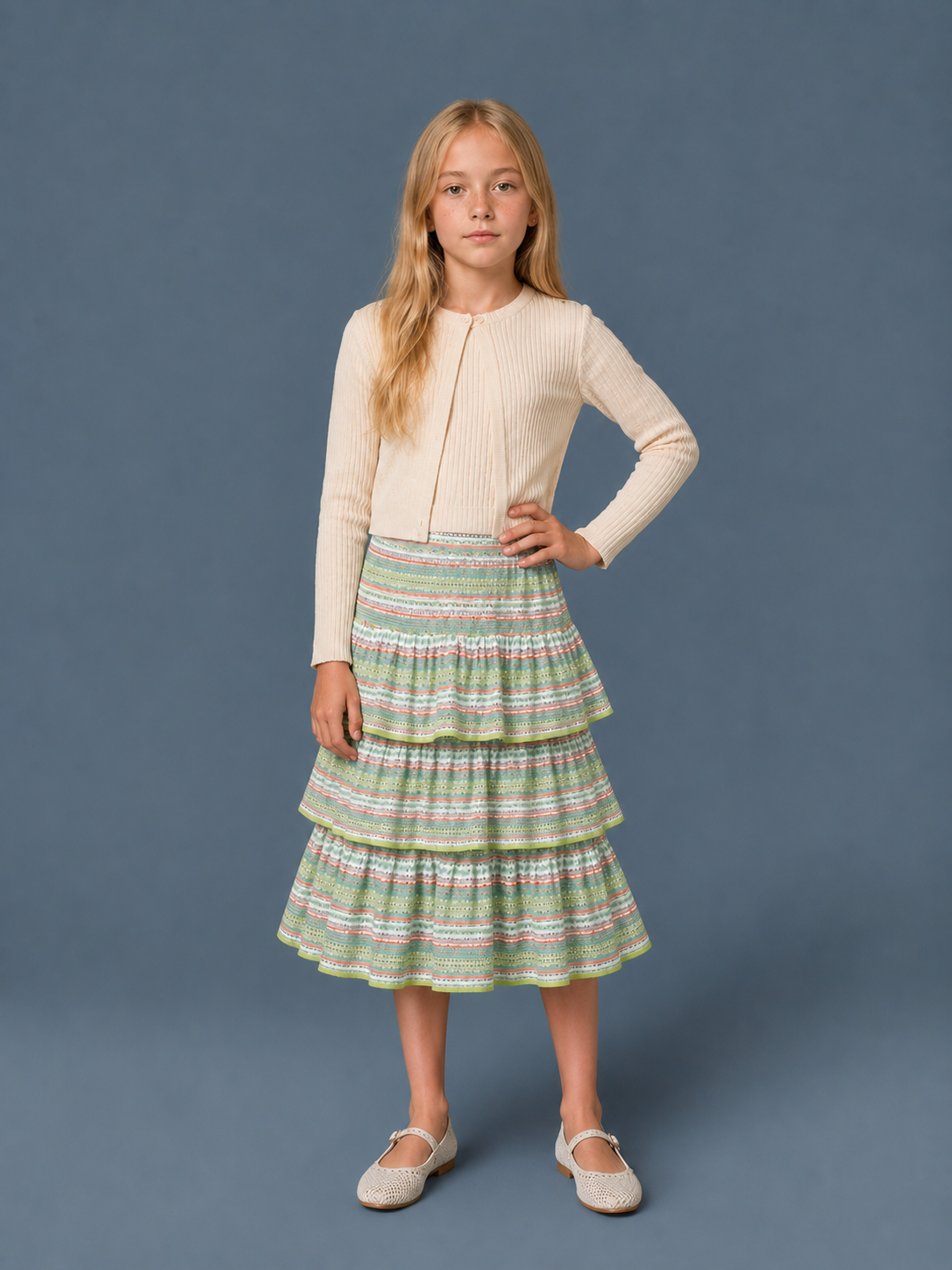 Crochet Tiered Skirt