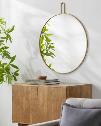 Comaltepec Gold Frame Mirror - Clearance