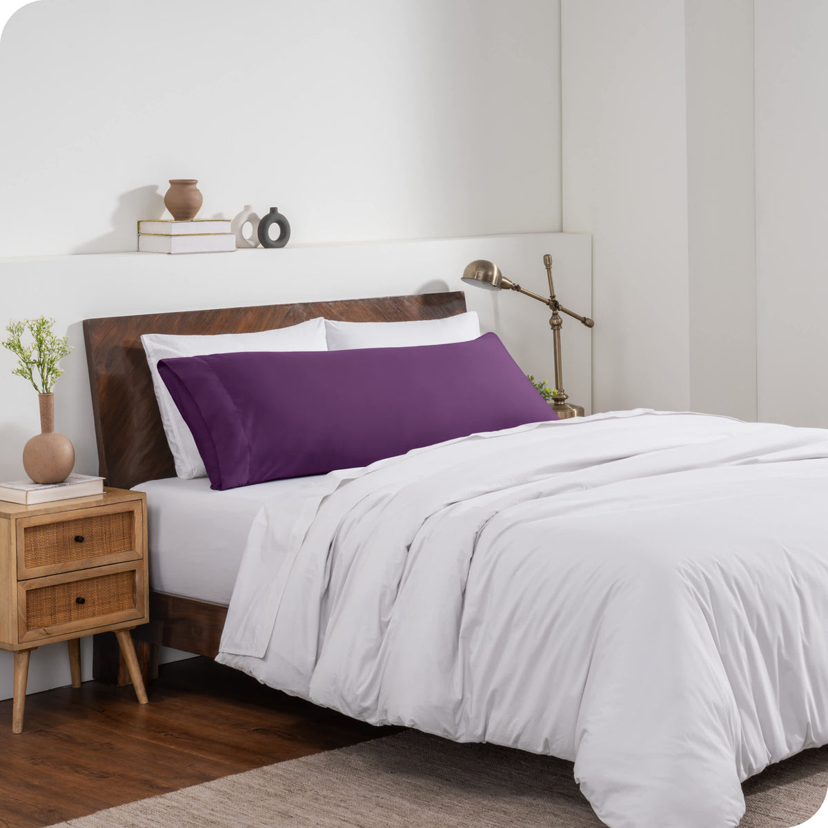 Bare Home Microfiber 20 x 40 Pillowcase Set