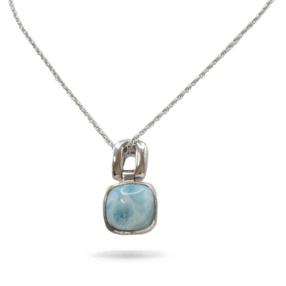Larimar Stone Sterling Silver Del Mar Necklace By Marahlago