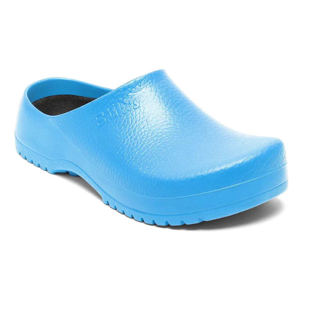 Birkenstock Super-Birki Polyurethane Ciel Blue Light Clogs
