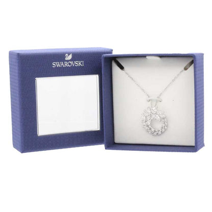 Swarovski Louison Collection Czech White Crystal Silver Necklace