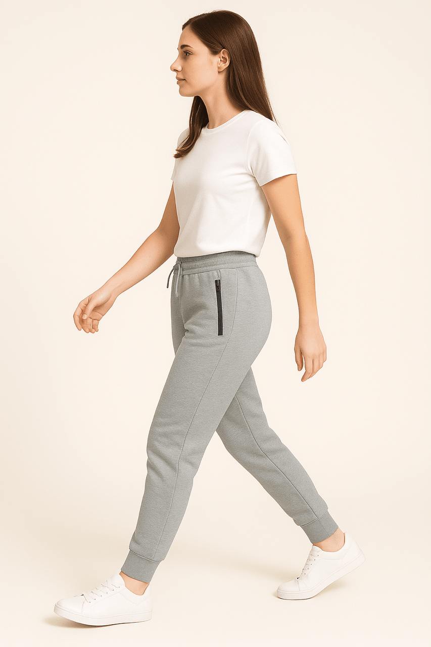 BenBen Womens Zipper Pocket Fleece Jogger