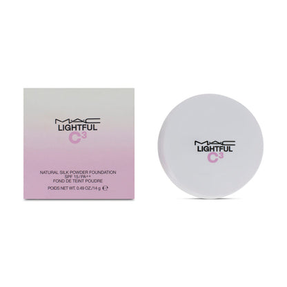 MAC Lightful C3 Natural Silk Powder Foundation NC20