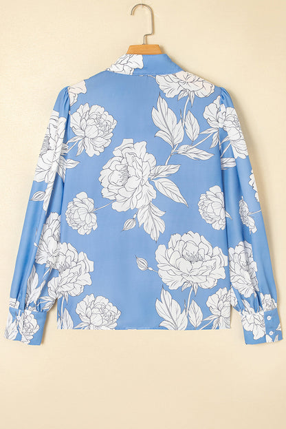 Threaded Pear Carmen Detail Puff Sleeve Shirt
