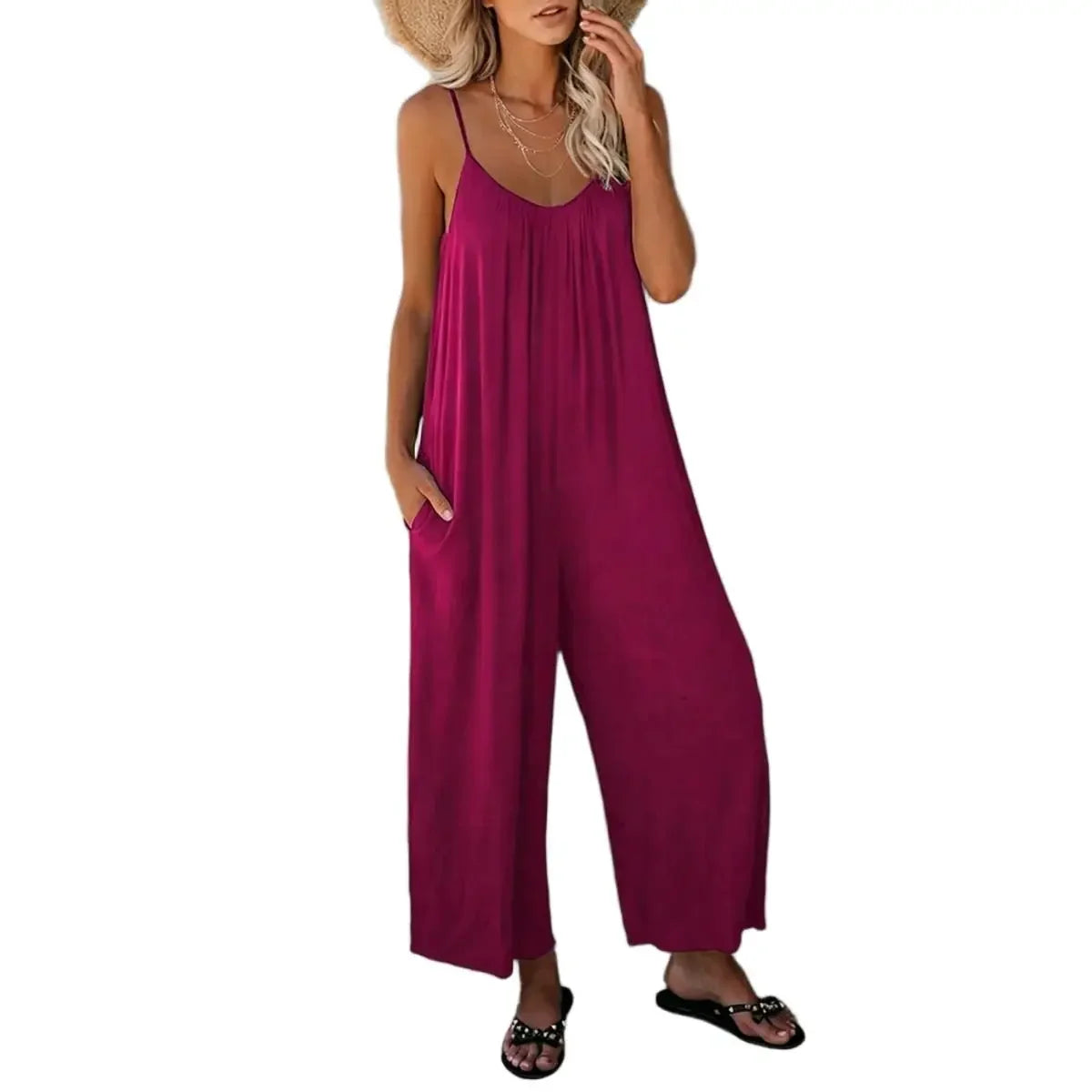 Casual Sleeveless Jumpsuit