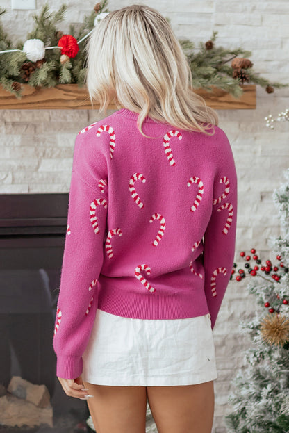 Threaded Pear Ella Holiday Drop Shoulder Sweater